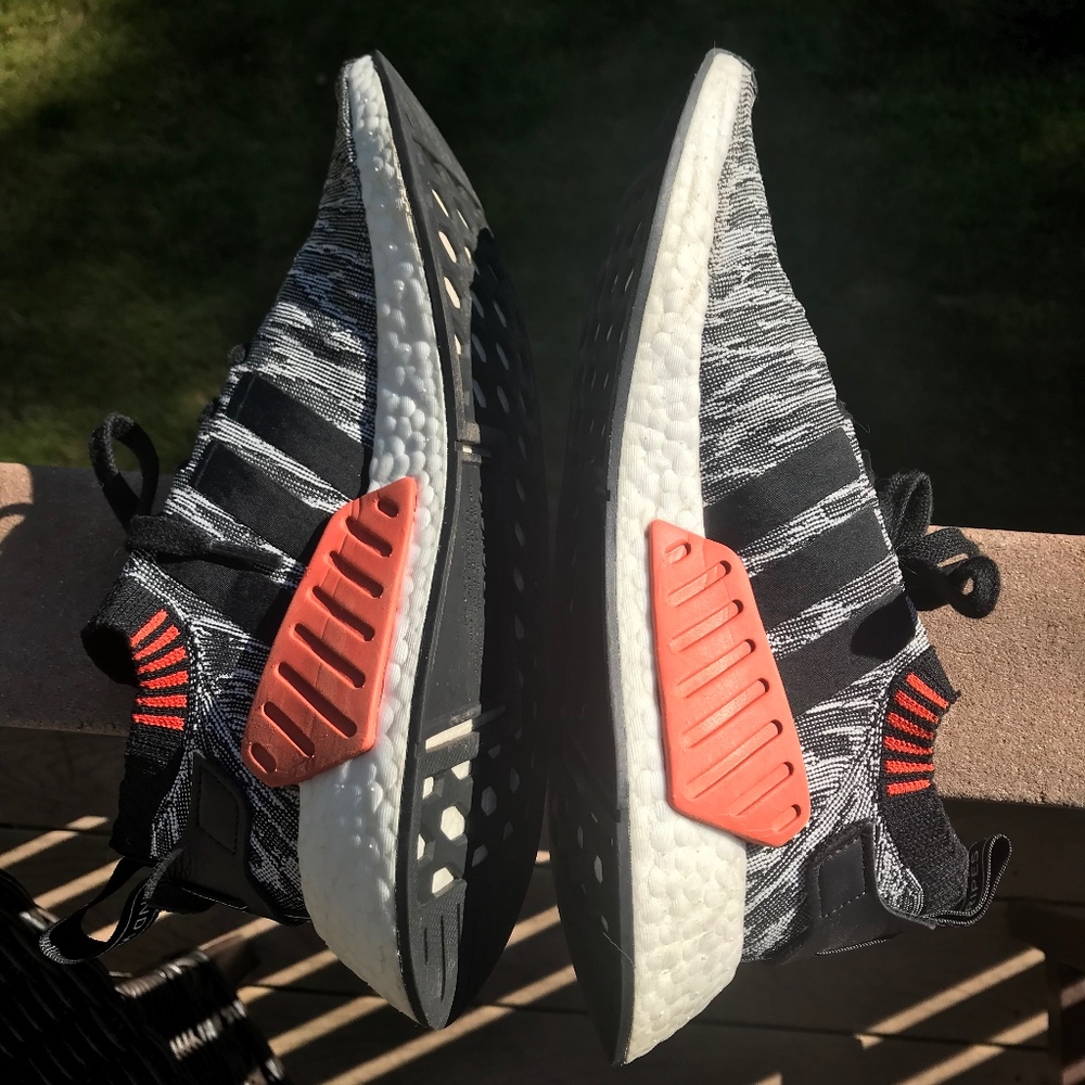 Adidas NMD R2 PK Tiger Camo  BY9409 Mens Size 8.5 - Picture 2 of 6